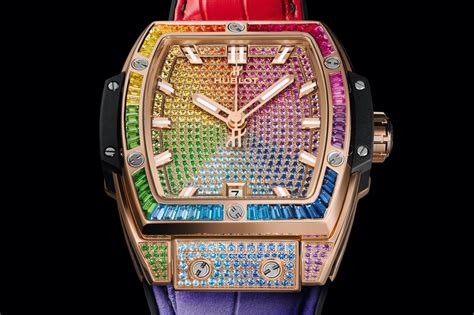 hublot rainbow king gold